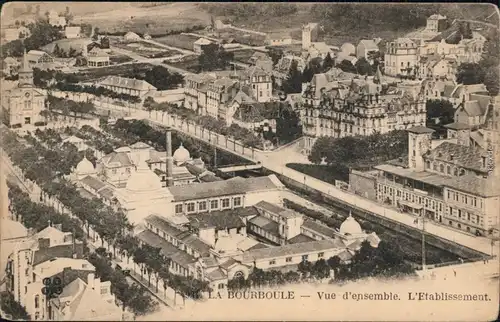 Ansichtskarte La Bourboule Blick auf Stadt und Fabrik 1911 