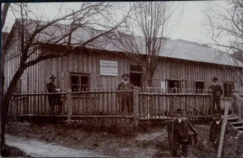 Privatfotokarte Bautzen Budyšin Bauunternehmen Leo Arnoldi Bautzen 1922
