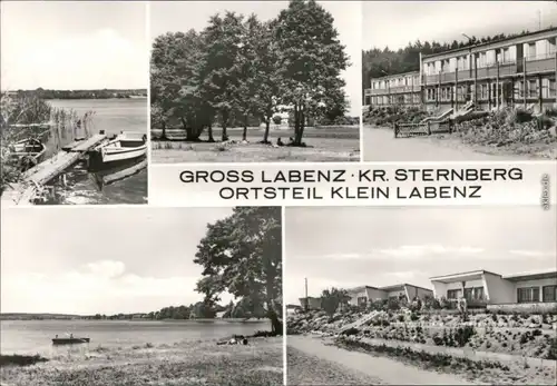 Groß Labenz-Warin (Mecklenburg)  FDGB-IG Bungalowsiedlung 1977