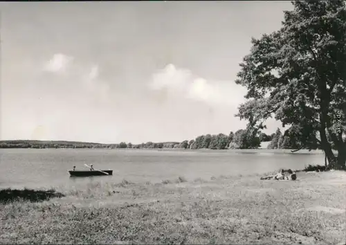 Groß Labenz-Warin (Mecklenburg) Groß Labenzer See - Ruderboot 1979