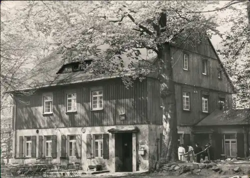 Ansichtskarte Neustadt (Sachsen) HO-Gaststätte auf dem Unger 1973