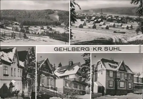 Gehlberg Übersicht, FDGB-Erholungsheim Frieden - Daheim - Rennsteig 1982