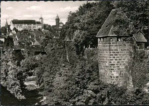Ansichtskarte Nürnberg Nürnberger Burg 1955