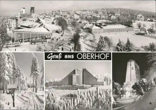 Oberhof (Thüringen) FDGB-Erholungsheim Rennsteig, Interhotel  Am Rennsteig 1983