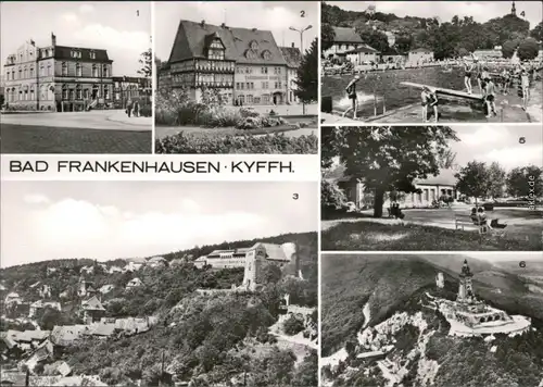 Bad Frankenhausen Jugendherberge, Apotheke, Hausmannsturm Kindersanatorium 1982