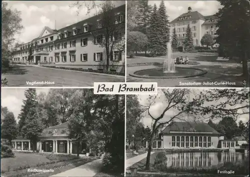 Bad Brambach Vogtland-Haus, Sanatorium Joliot-Curie-Haus Festhalle 1957