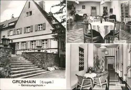 Grünhain-Grünhain-Beierfeld Genesungsheim - Außen- und Innenansicht 1985