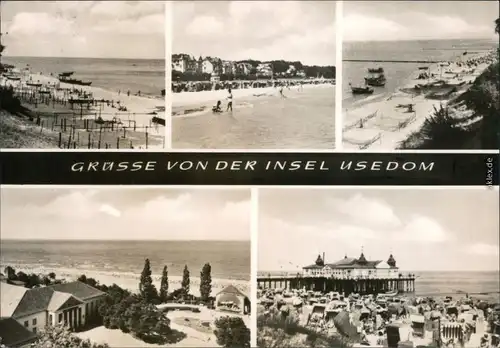 Usedom Ückeritz - Bansin - Kölpinsee - Heringsdorf - Ahlbeck 1973