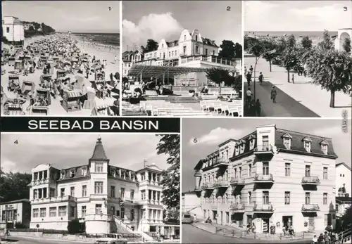 Bansin-Heringsdorf Usedom  FDGB-Erholungsheim Josef Orlopp Marchlewski 1986