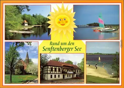 Senftenberg (Niederlausitz)  Schloßpark, Surfverleih,  Strandbad 1995