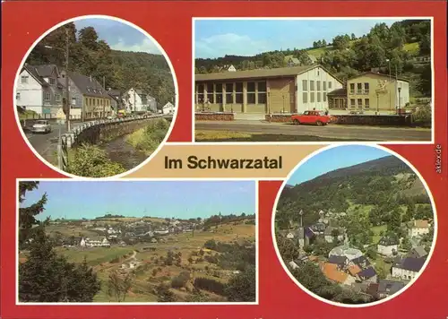 Katzhütte (Schwarzatal) Katzhütte - Ortsmotiv  Rohrhammer - Sporthalle 1987