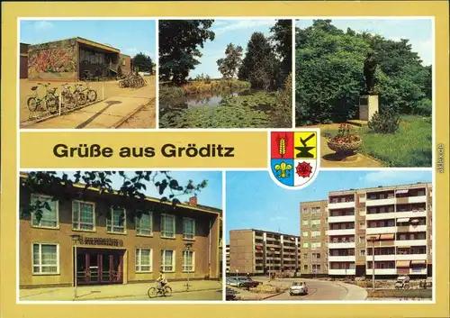 Gröditz Schwimmhalle,  Kulturstätte, Robert-Schumann-Straße 1988 #
