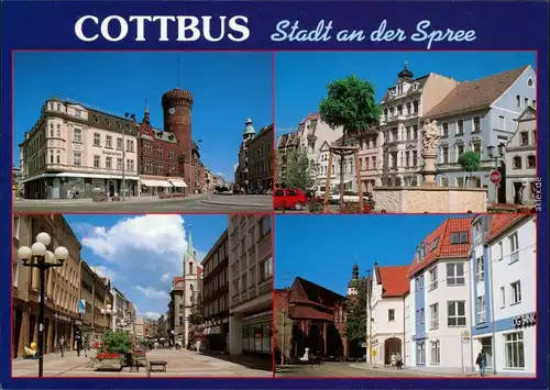 Cottbus Spremberger Turm, Altmarkt, Spremberger Straße, Sandower Straße 1995