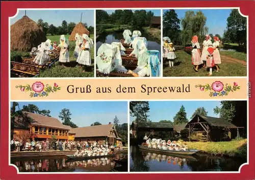 _Brandenburg allgemein Wendische-Trachten - Typen - Spreewald 1995