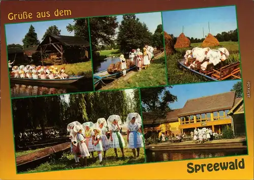 _Brandenburg allgemein Wendische-Trachten - Typen - Spreewald 1995