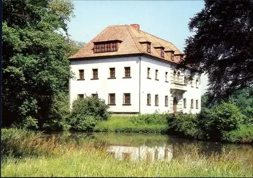 Ansichtskarte Bad Muskau Mužakow Altes Schloß 1989