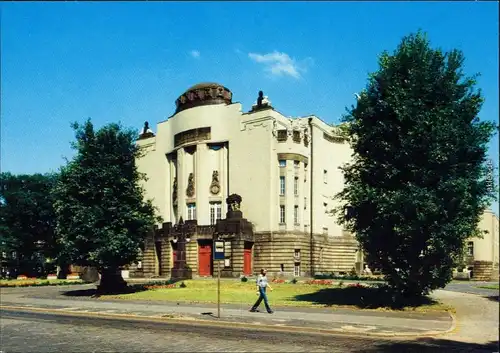 Ansichtskarte Cottbus Choćebuz Stadttheater 1988