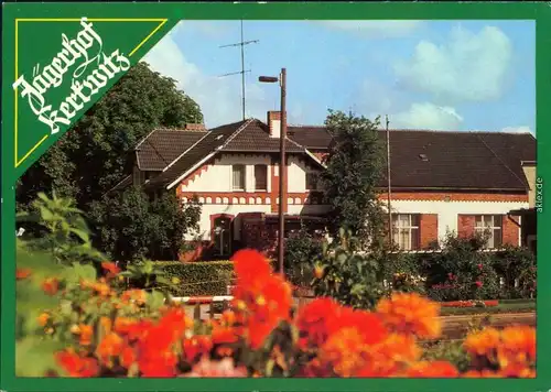 Ansichtskarte Kerkwitz Betriebskinderferienlager 1986