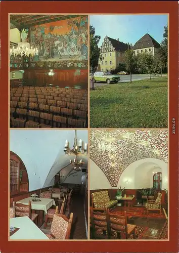 Ansichtskarte Lübben (Spreewald) Lubin (Błota) Schloßturm 1986