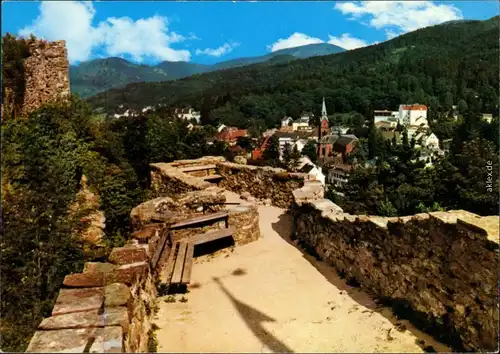 Ansichtskarte Badenweiler Panorama-Ansicht von der Burg aus 1984