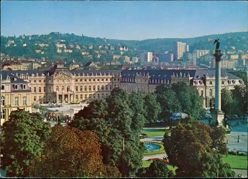 Ansichtskarte Stuttgart Schloßplatz - Das neue Schloß 1978