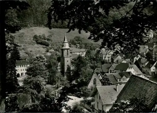 Ansichtskarte Bad Herrenalb Panorama-Ansicht 1960