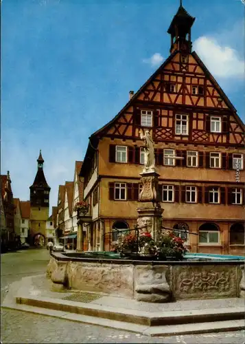 Ansichtskarte Winnenden Rathaus 1960