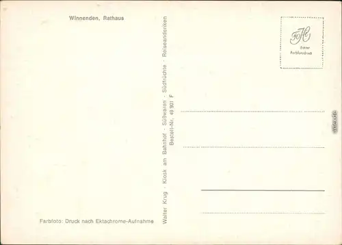 Ansichtskarte Winnenden Rathaus 1960