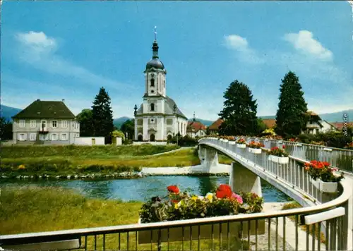 Ansichtskarte Rotenfels (Murgtal)-Gaggenau Murgbrücke 1960