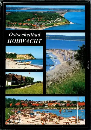 Ansichtskarte Hohwacht Luftbild, Strand, Küste, Häuser 1994