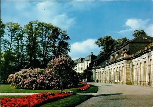 Ansichtskarte Schwetzingen Schloss, Schlossgarten 1976