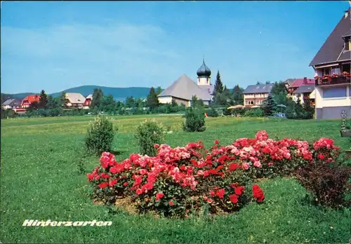 Ansichtskarte Hinterzarten Panorama-Ansicht mit Kirche im Zentrum 1984