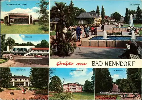 Bad Nenndorf Thermalsole-Hallenbad, Kurpark, Kurhaus, Schlösschen, Kurpark 1990