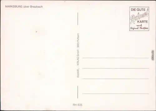 Ansichtskarte Braubach Marksburg 1994