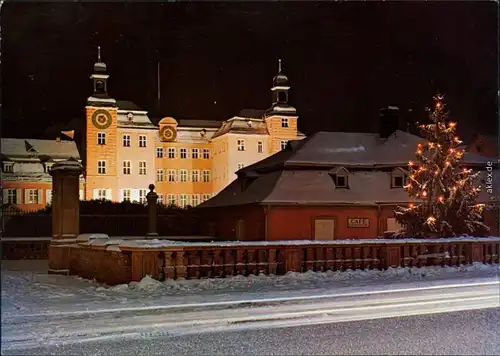 Ansichtskarte Schwetzingen Schlossgarten im Winter 1976