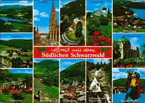 Freiburg, Höllental, Hinterzarten, Schluchsee, St. Blasien Todtmoos uvm. 1990