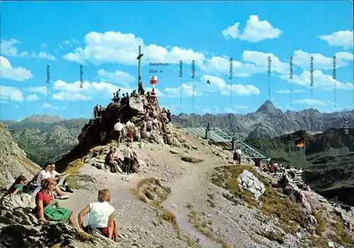 Ansichtskarte Oberstdorf (Allgäu) Nebelhorngipfel 1975