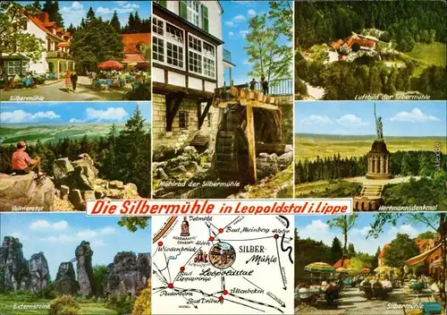 Leopoldstal Horn-Bad Meinberg Gasthaus/Waldhotel   Externsteine 1973