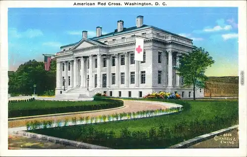 Ansichtskarte Washington D.C. American Red Cross/Amerikanische Rote Kreuz 1929