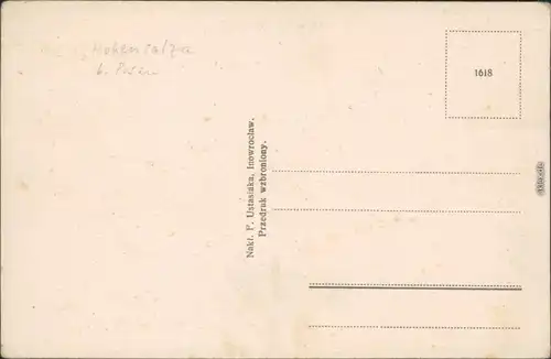 Ansichtskarte Hohensalza Inowrocław Solanki/Partie an den Anlagen 1930 