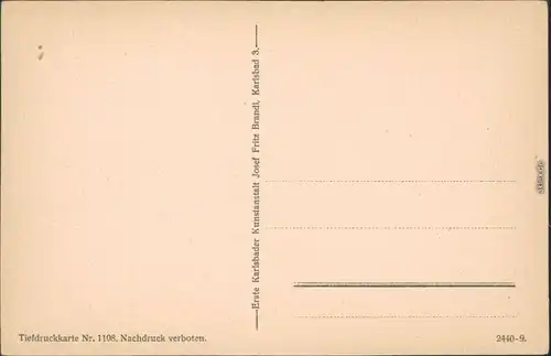 Ansichtskarte Marienbad Mariánské Lázně Stadt Cafe Egerländer 1930 