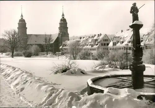 Ansichtskarte Freudenstadt Marktplatz, Evangelische Stadtkirche 1970