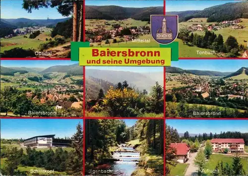 Baiersbronn Obertal, Mitteltal, Tonbach, Baiersbronn, Zuflucht, Ilgenbach 1979
