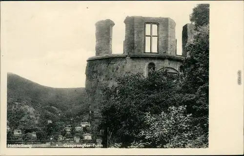 Ansichtskarte Heidelberg Stadt - Gesprengter Turm 1950 