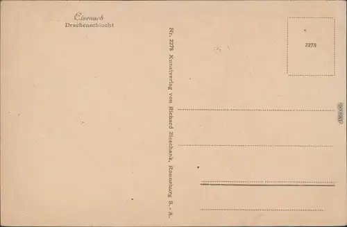 Ansichtskarte Eisenach Partie in der Drachenschlucht 1928 