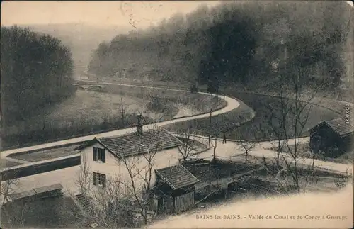 Bains-les-Bains (Vogesen) Vallee du Canal et du Concey Grurupt 1906 