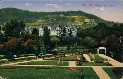 Ansichtskarte Bad Kissingen Fürstenhof 1917