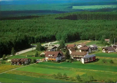 Herzogsweiler-Pfalzgrafenweiler Luftbild mit Café-Pension Sonnenschein 1975