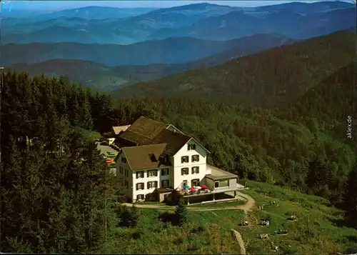 Ansichtskarte Badenweiler Panorama-Ansicht mit Hotel Hochblauen 1988