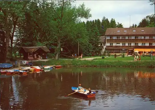Ansichtskarte Bad Dürrheim Salinensee mit Hotel 1974